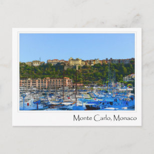Monte Carlo Monaco Postkarte