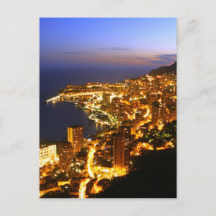 Monte Carlo, Monaco Postkarte