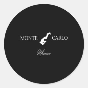 Monte Carlo Monaco Ristorante da Valentino Runder Aufkleber