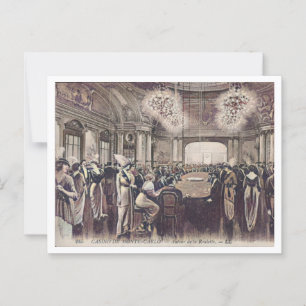 Monte Carlo Monaco Roulette Casino Postkarte