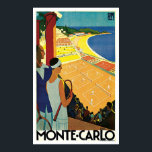 Monte Carlo Parco Civico-Ciani Poster<br><div class="desc">Monte Carlo Monaco Tennis Sports - Grosses Vintage Travel Poster. Altes Reiseplakat für Urlaubsreisen nach Monaco.</div>