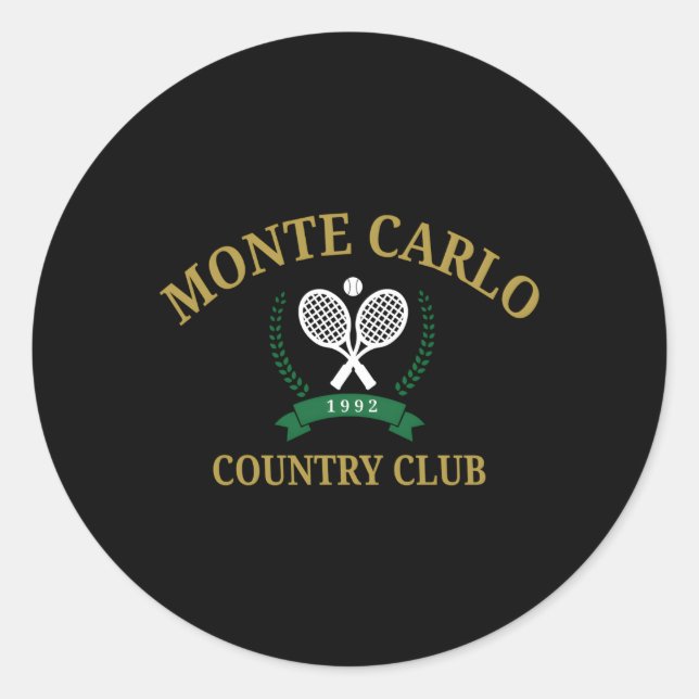 Monte Carlo Parco Civico-Ciani Runder Aufkleber (Vorderseite)