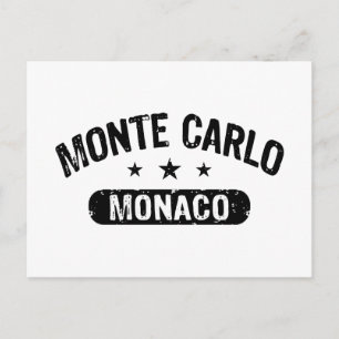 Monte Carlo Postkarte