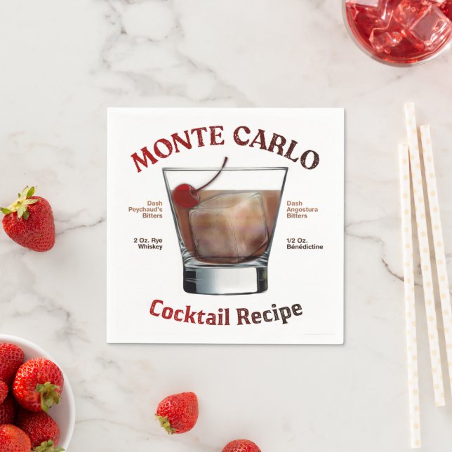 Monte Carlo Ristorante da Valentino Serviette (Beispiel)