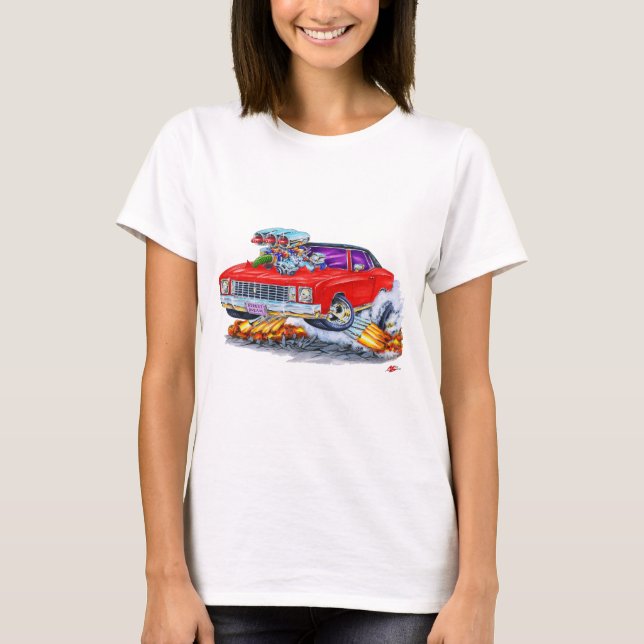Monte Carlo Rot-Auto 1972 T-Shirt (Vorderseite)