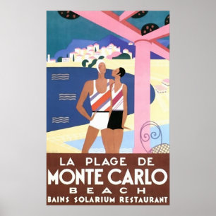 Monte Carlo Strand Poster