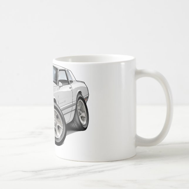 Monte Carlo Weiß-Graues Auto 1983-88 Kaffeetasse (Rechts)
