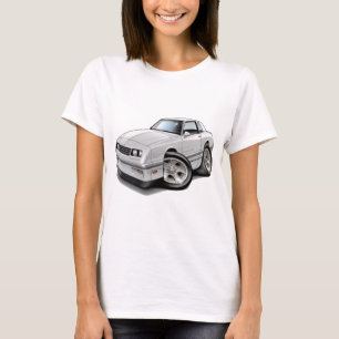Monte Carlo Weiß-Graues Auto 1983-88 T-Shirt