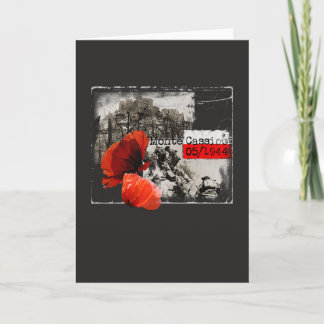 Monte Cassino Battle WW2 Czerwone Maki Poland Karte