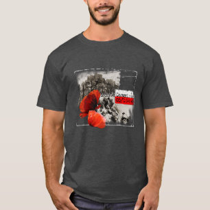 Monte Cassino Battle WW2 Czerwone Maki Poland T-Shirt