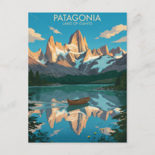 Monte Fitz Roy Patagonia Feiertagspostkarte