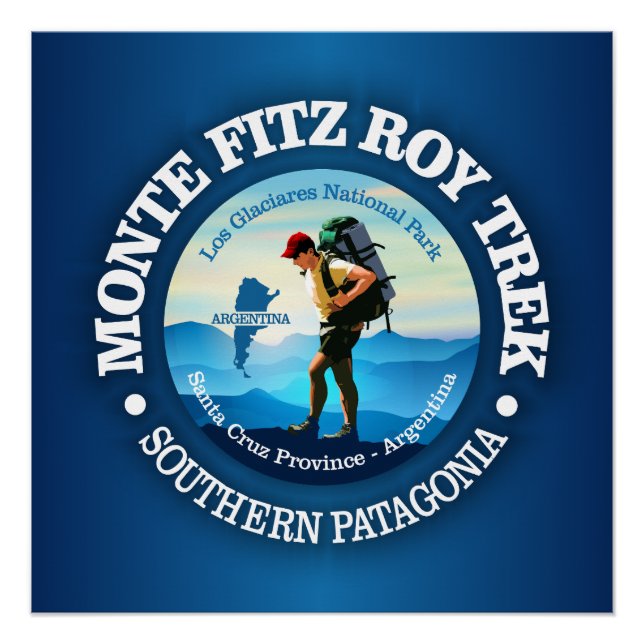 Monte Fitz Roy Trek (C) Poster (Vorderseite)