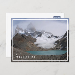 Monte Fitzroy und Glacier, Patagonia Postkarte