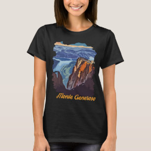 Monte Generoso Schweizer Alpen Gipfel Reise T-Shir T-Shirt