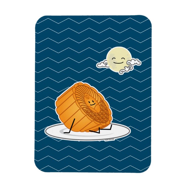 Monte Herbst Festival Moon and Stars Magnet (Vertikal)