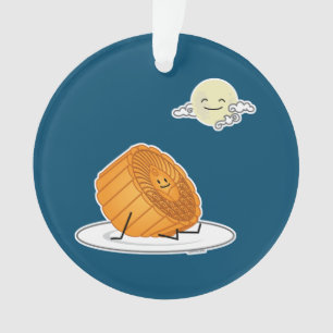 Monte Herbst Festival Moon and Stars Ornament