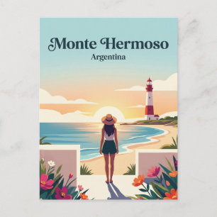 Monte Hermoso Argentinien Postkarte