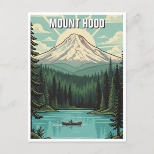 Monte Hood National Forest Oregon Postkarte