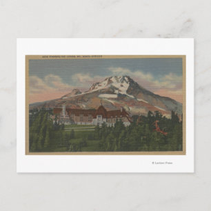 Monte Hood, Oregon - Aussicht auf die neue Timberl Postkarte