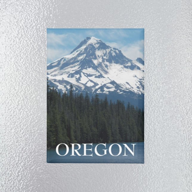 Monte Hood, Oregon Landschaft Magnet (In Situ Fridge)