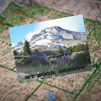 Monte Hood, Oregon Travel Foto Postkarte