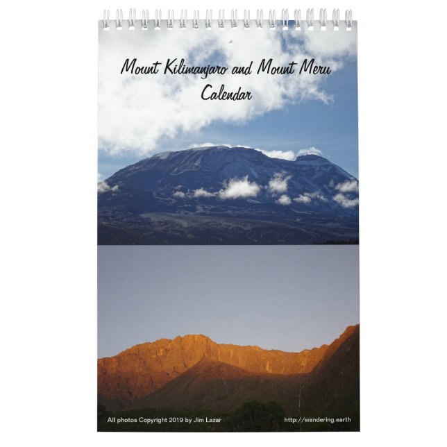 Monte Kilimanjaro & Monte Meru Kalender (Titelbild)