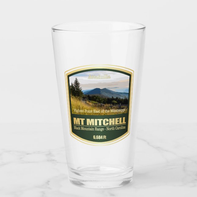 Monte Mitchell (PF) Glas (Vorderseite)