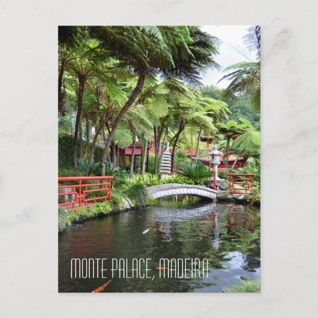 Monte Palace Tropical Gardens Postkarte (Vorderseite)