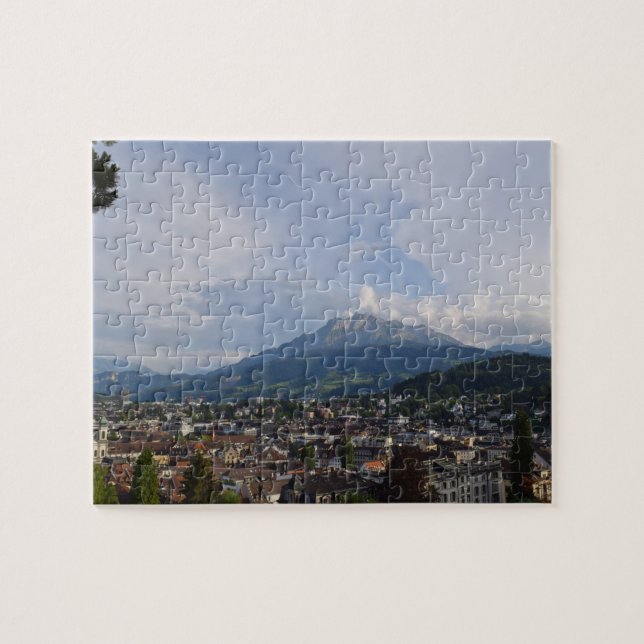 Monte Pilatus Luzern, Schweiz - 8x10 - 110 pc Puzzle (Horizontal)