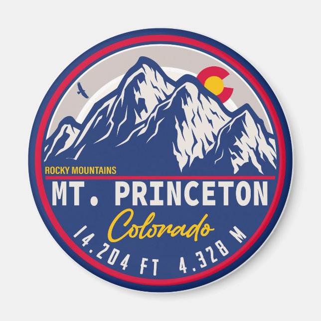 Monte Princeton Colorado - 14-er-Wanderung Magnet (Vorne)