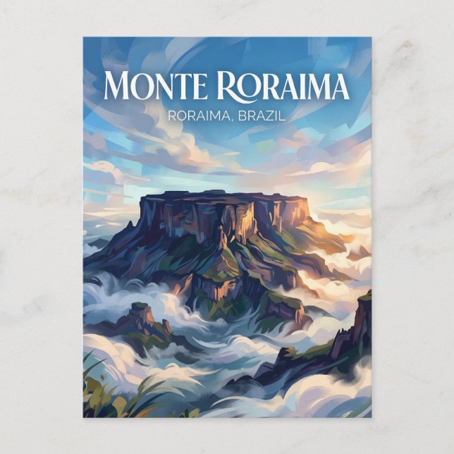 Monte Roraima Brasilien Postkarte (Vorderseite)
