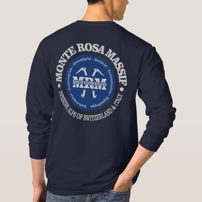 Monte Rosa Massif T-Shirt (Rückseite)