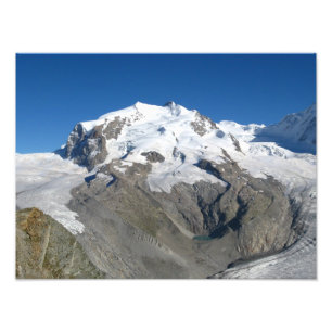 Monte Rosa, Schweizer Alpen Fotodruck