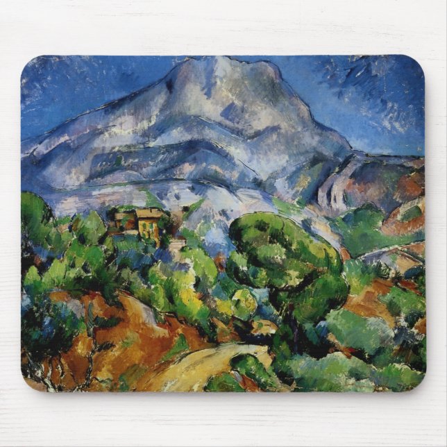 Monte Sainte-Victoire oberhalb der Tholonet Road Mousepad (Vorne)