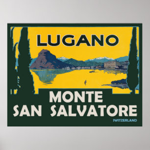 Monte San Salvatore - der Zuckerhut Poster