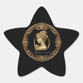 Monte Verdi Wein Quadratischer Aufkleber