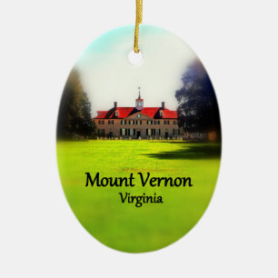 Monte Vernon Oval Ornament