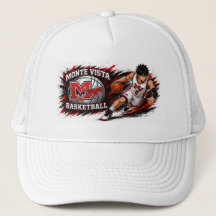 Monte Vista Basketball Anime Player Trucker Hut –