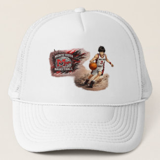 Monte Vista Basketball Anime Spieler Trucker Hut # Truckerkappe