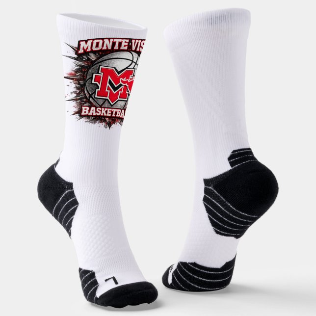 Monte Vista Basketball Socken (Gewinkelt)