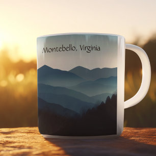 Montebello VA Blue Ridge Mountains Benutzerdefinie Kaffeetasse