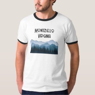Montebello VA Blue Ridge Mountains Benutzerdefinie T-Shirt
