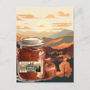 Montebello Virginia Apfelbutter-Sichtpostkarte Postkarte