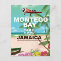 Montego Bay Jamaica Reiseplakat
