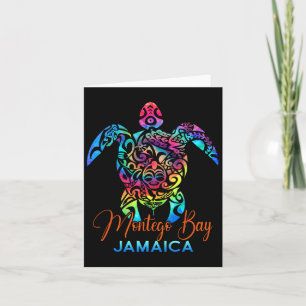 Montego Bay Jamaica Sea Turtle Family Vacation Sum Karte