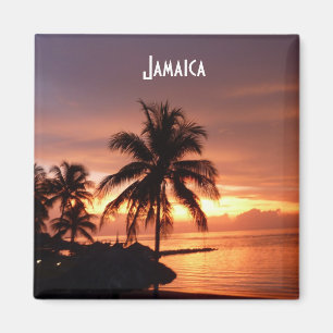 Montego Bay Jamaica Sunset Foto Magnet