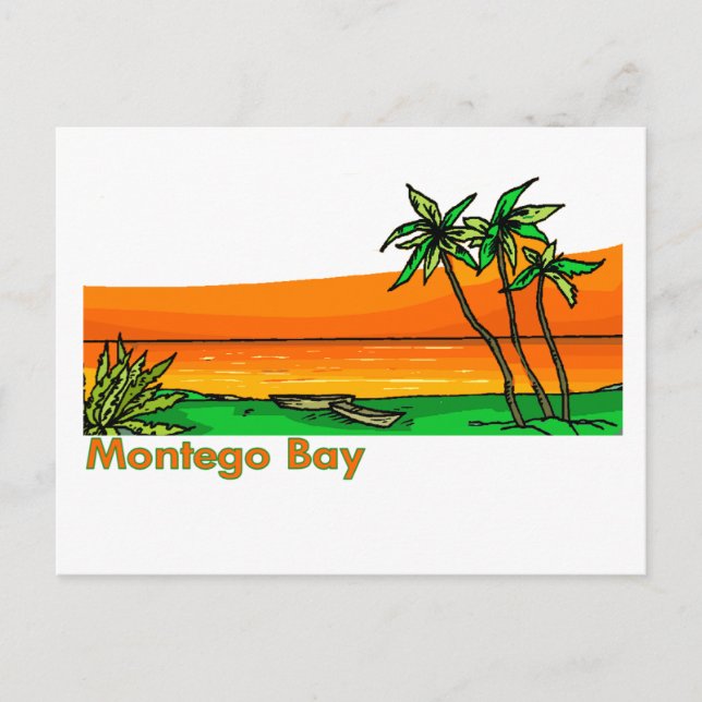 Montego Bay, Jamaika Postkarte (Vorderseite)