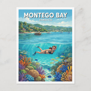 Montego Bay Marine Park Jamaika Postkarte