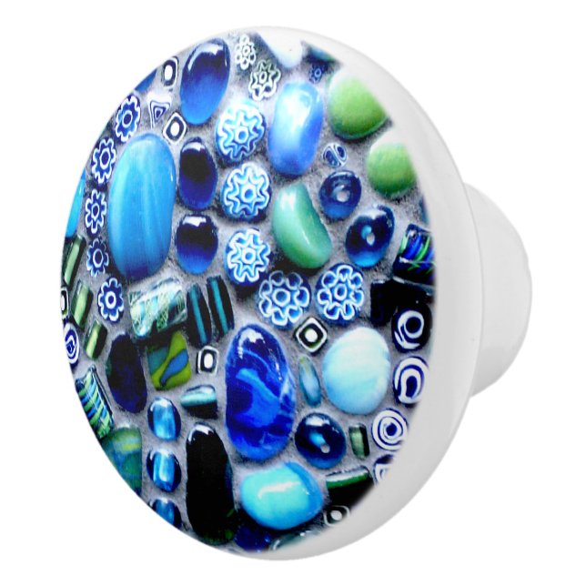 Montego Blues Mosaic Keramikknauf (Rechts)