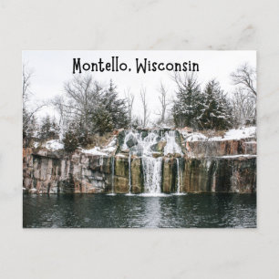 Montello Wisconsin Souvenir Postcard Postkarte